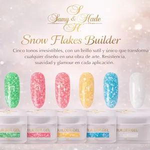 Builder gel colección snowflakes