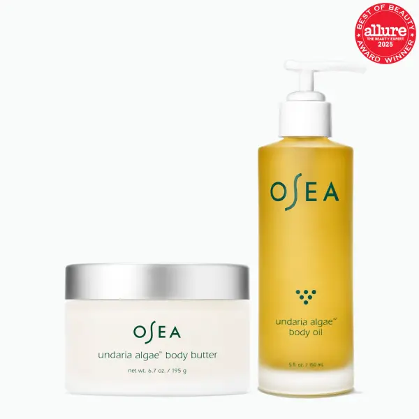 OSEA Undaria Body Bestsellers Smoothing Moisturizing Bodycare Set - Firming & Hydrating Body Oil & Butter Duo for All Skin Types