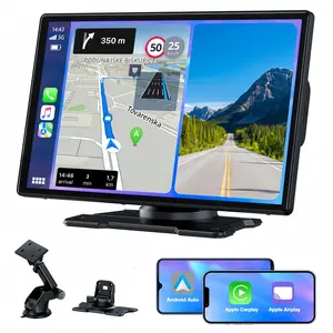 LAMTTO 9-Inch Wireless Car Stereo with Carplay, GPS Navigation, Android Auto Carplay  Screen | Fathersdaygift for Man or Woman Car Video Player