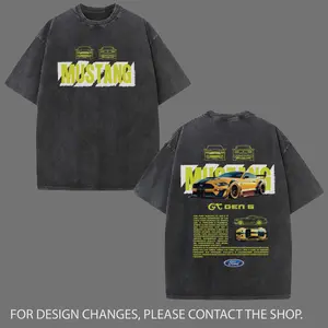 Mustang Washed Tshirt Biker Vintage Racing Streetwear, Motorcycle Graphic Hoodie Unisex, Designed for Motor Fans, Sportbike Culture, Speed Lovers & Urban Motorbike Style