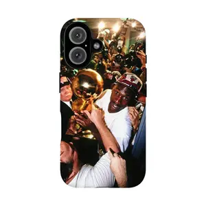 2-in-1 Jordan-Themed Phone Case with Integrated Screen Protector — Compatible with iPhone 12, 13, 14, 15, 16, 17 Series. Glossy, Shockproof, and Non-Yellowing Design — Ideal for Gifting.