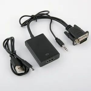 Got an Old Laptop with VGA? New Monitor Only Has HDMI? This VGA to HDMI Adapter Cable Solves It! 1080P with Audio Support