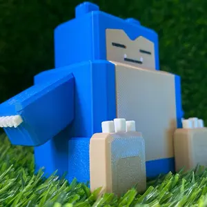 Pokémon Quest Voxel Figures – Snorlax!