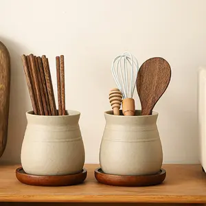 Ceramic Chopstick Holders for Home Use in Kitchens And Dining Rooms, Designed for Storing Chopsticks, Forks, Spoons, And Cutlery. This Storage Set Is Suitable for Outdoor Events, Weddings, Parties, Gifts, And Birthdays