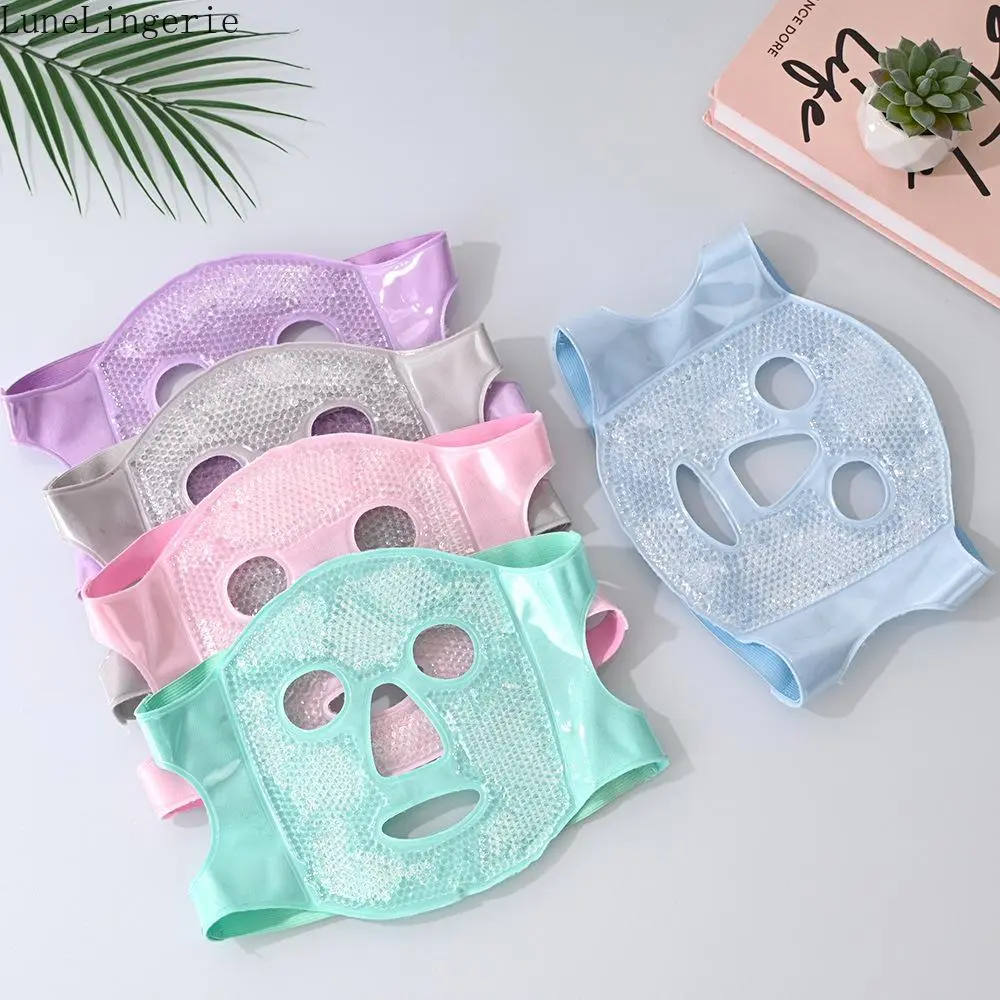 Plain Multicolor Gel Bead Eyemask - Reusable Hot-Cold Therapy Beauty Product for Reducing Puffiness and Migraine Relief, Eyemasks, Chill Eye Mask, Beauty Products, Reduces Puffiness, Eye Sleep Mask, Sleeping Eyemask