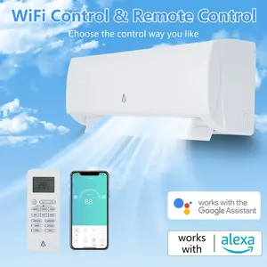 Ductless Mini Split Wall-Mounted AC & Heating System, 12,000 BTU, Inverter, 20/23 SEER2, Ultra-Quiet, WiFi & APP Control, Pre-Charged Heat Pump, Remote, Energy Efficient, Cools/Heats 750 Sq.Ft, Installation Kit, 208V/230V