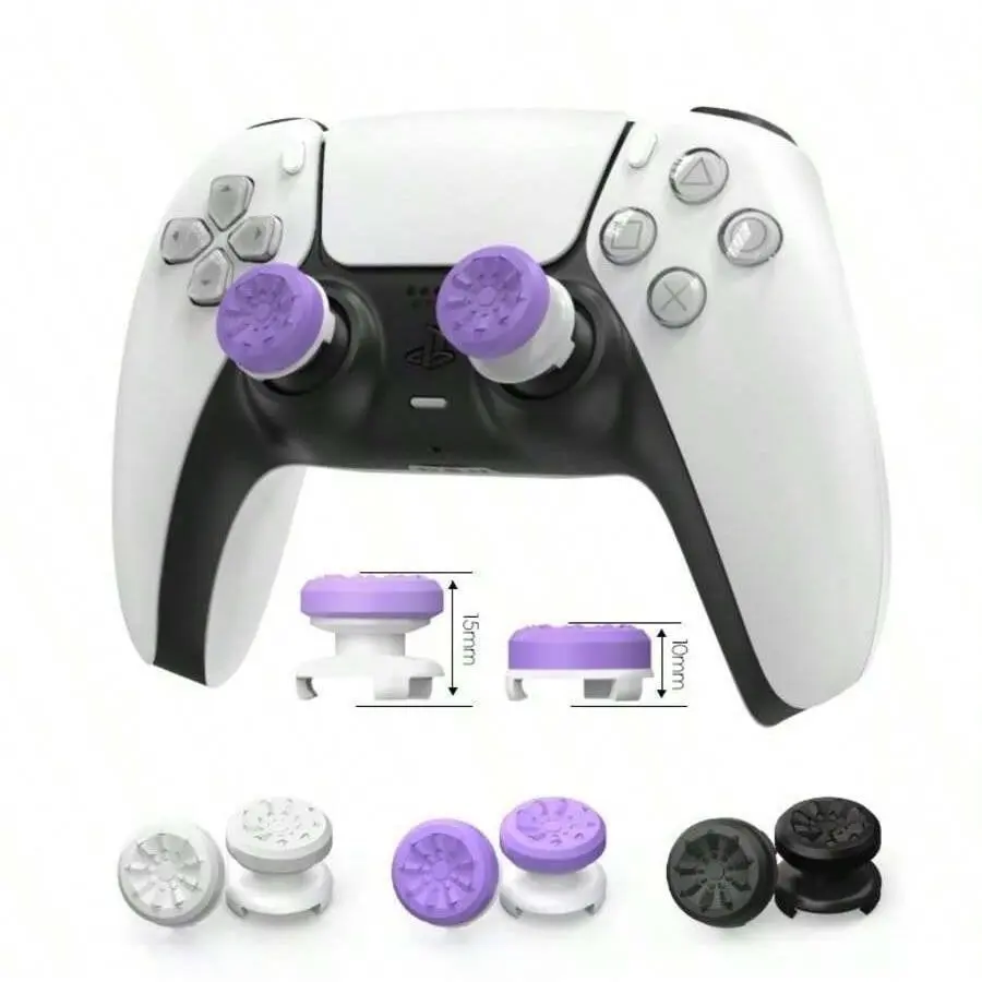 New Freek Galaxy Performance Thumb Grip Caps, Silicone Analog Stick Caps Cover for P4/5 Series Controller, Seven Colors, Console Accessory, Enhance User Experience