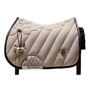 Royal Equestrian Saddle Pad Jump Sand Regalia di Roma