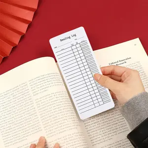 20/50 Pcs Reading Log & Book Tracker Bookmarks, Blank Bookmarks for Book Accessories, DIY Art Projects, School Supplies, Gift Tags