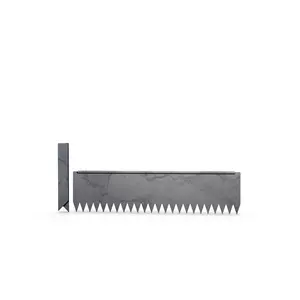 Hammer-In Landscape Edging - Cor-Ten Steel - 2ft Strips - Plus Connector Clips