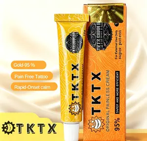 TKTX Tattoo Numbing Cream  - Fast Calming Effect - Advanced Formula95% - Comfort-Boosting tattoo & Personal Care Product-10g-gold