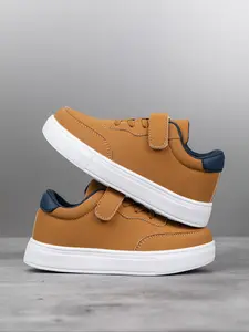 Simple Casual Sports Shoes, Fashion Skateboard Shoes, Casual Trainer Shoes, Outdoor Lightweight Comfortable Velcro Walking Shoes, Unisex Kids Trendy Sneakers