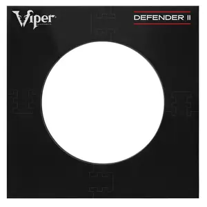 Viper 41-9011 Razorback Dartboard, Defender II Dart Surround, Jar of 20 Darts & Edge Throwline