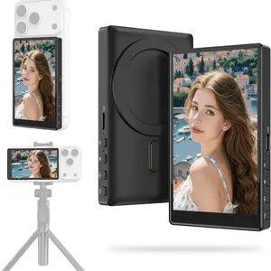 Yatao Selfie Monitor for iPhone, Convert Camera to Selfie Screen, 1500mah Battery, Bluetooth-compatible Remote, Ideal for Tiktok/youtube/vlogging, Smartphone Camera Accessories, Wireless Selfie Screen