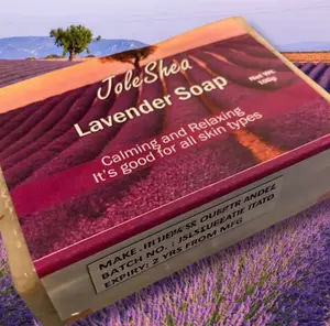 Jole Shea Lavender Soap - Calming and Relaxing, Enriched with Moringa for Nourishment, Suitable for All Skin Types, 100g