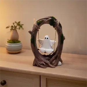 Resin Ghost Style Abstract Sculpture Statue Collectible Figurines Home Office Bookshelf Desktop Decor，Ghost Toy Decorations, perfect for home collections and office desk display. An excellent gift choice for Christmas and New Year