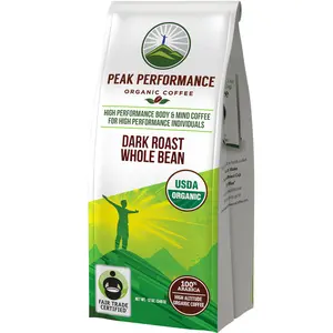 Organic Low Acid High Altitude Coffee (Dark Roast Whole Bean)
