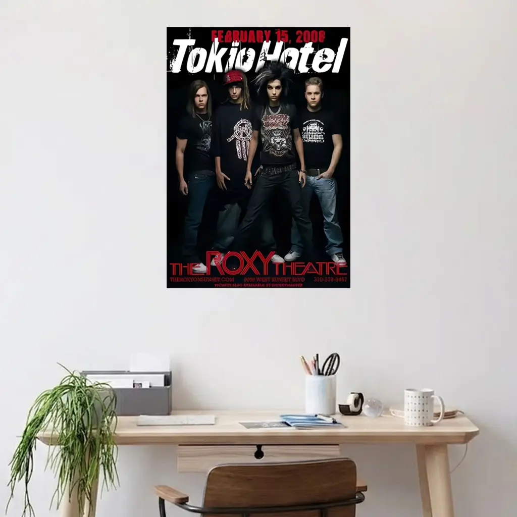 Poster Tokio Hotel Gift For Fans Classic Band Collage Style