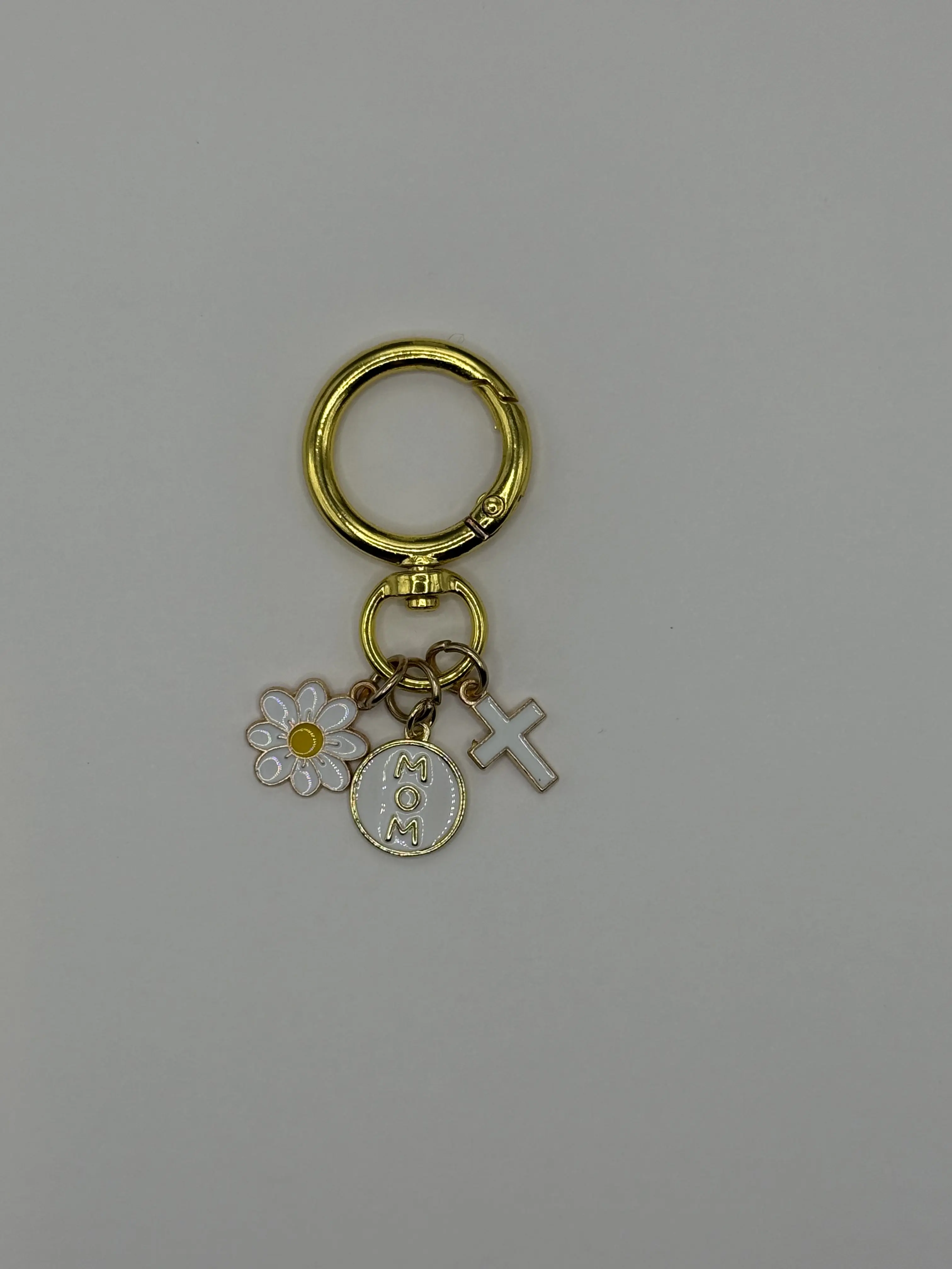 Faithful Mama Charm Keychain