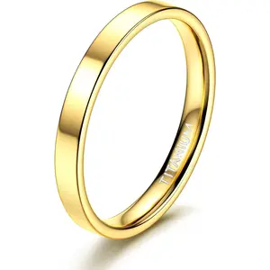 Jstyle Stackable Rings for Women Titanium Rings for Men Simple Plain Thumb Rings Classic Trendy Eternity Bands Statement Rings Comfort Fit 1mm 2mm 4mm 6mm Wedding Bands
