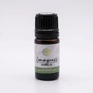 Lemongrass Essential Oil 5mL - Pure, Therapeutic Grade for Natural Uplift and Wellness