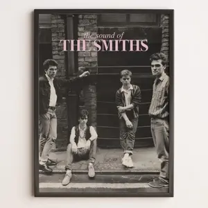 The Smiths Rock Band Inspired Poster, Vintage Retro Indie Rock Music Wall Art (Unframed / Print Only)