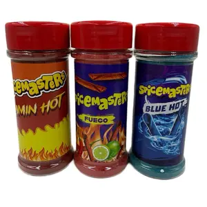 Flamin Hot, Fuego & Blue Hot Seasoning for snaks Flavor Spice Lemon Freeze-Dried Natural Taco furia bundle Spicy Chili authentic mexican Season-All Seasoned takis powder Bomb Complete Medium Chile Lime and purpose seasoning