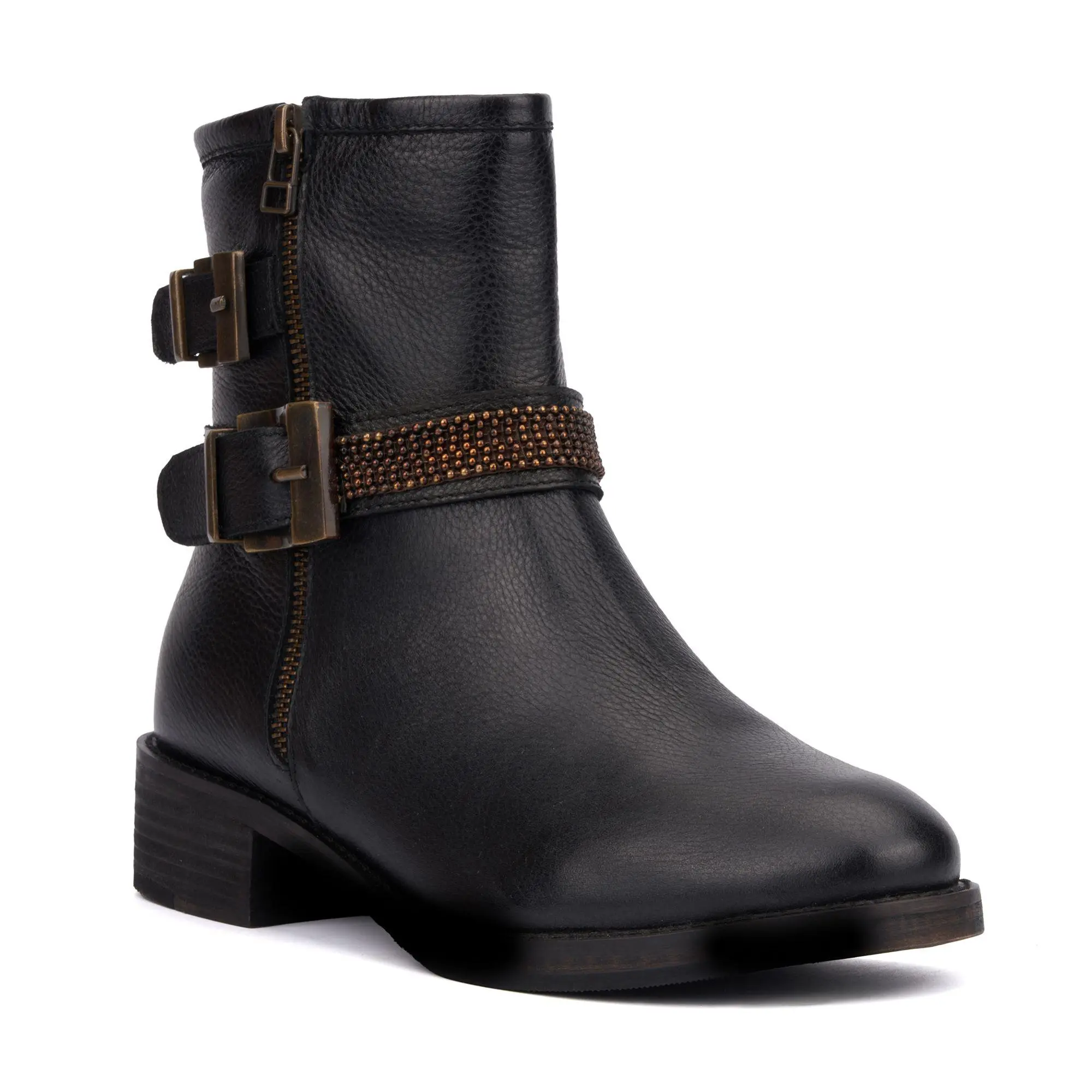 Vintage Foundry Co. Women's Castel Leather BeadDetail Boot