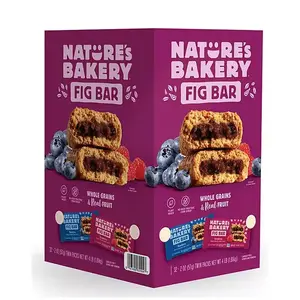 Nature's Bakery Fig Bars, Variety Pack, 2 oz, 32 Count - Soft-Baked, Whole Grain Bars, Assorted Flavors, Perfect for Snacking, Lunchboxes, or On-the-Go