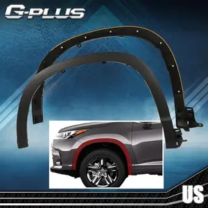 Fender Flares Set Fit For 2014-2018 Toyota Highlander Front Plastic LH+RH