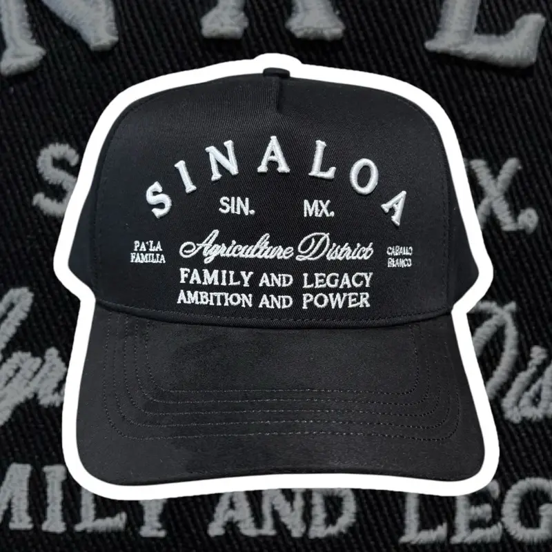 Sinaloa Agriculture District Stars Edition Caballo Blanco Premium Suede Snapback Silk Interior Adjustable Fit