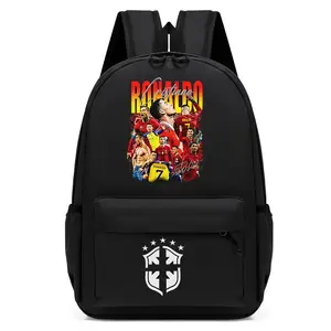 Soccer Player Ronaldo Multifunction Sport Backpack Travel Laptop Football Fans Bag for Men Women