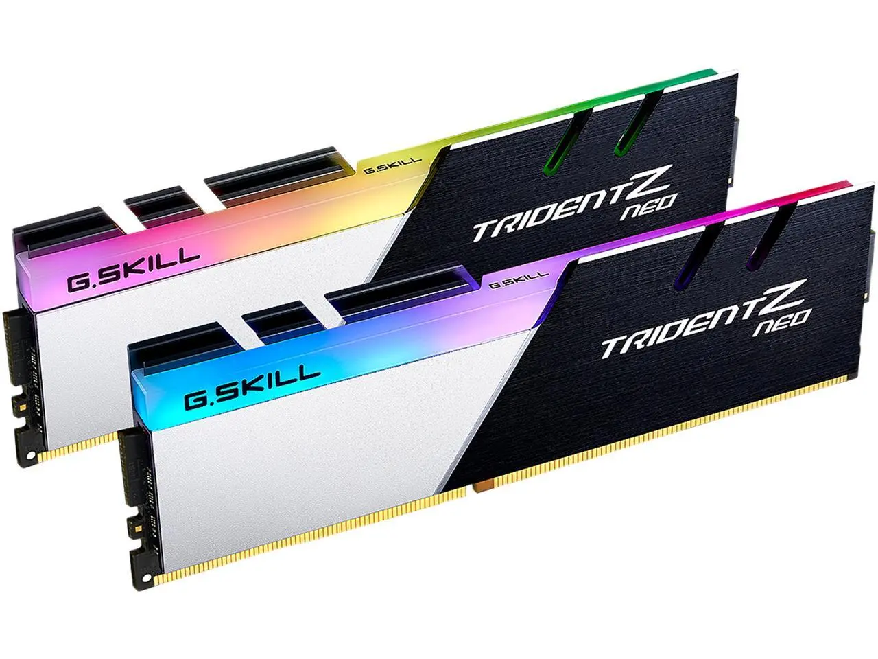 G.SKILL Trident Z Neo (For AMD Ryzen) Series 16GB (2 x 8GB) 288-Pin RGB DDR4 SDRAM DDR4 3200 (PC4 25600) Desktop Memory Model F4-3200C16D-16GTZN