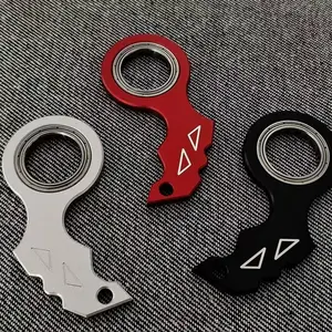 3.0 Keychain (CNC CUTALUMINUM OR CF)Rotating keychain/claw diamond keychain