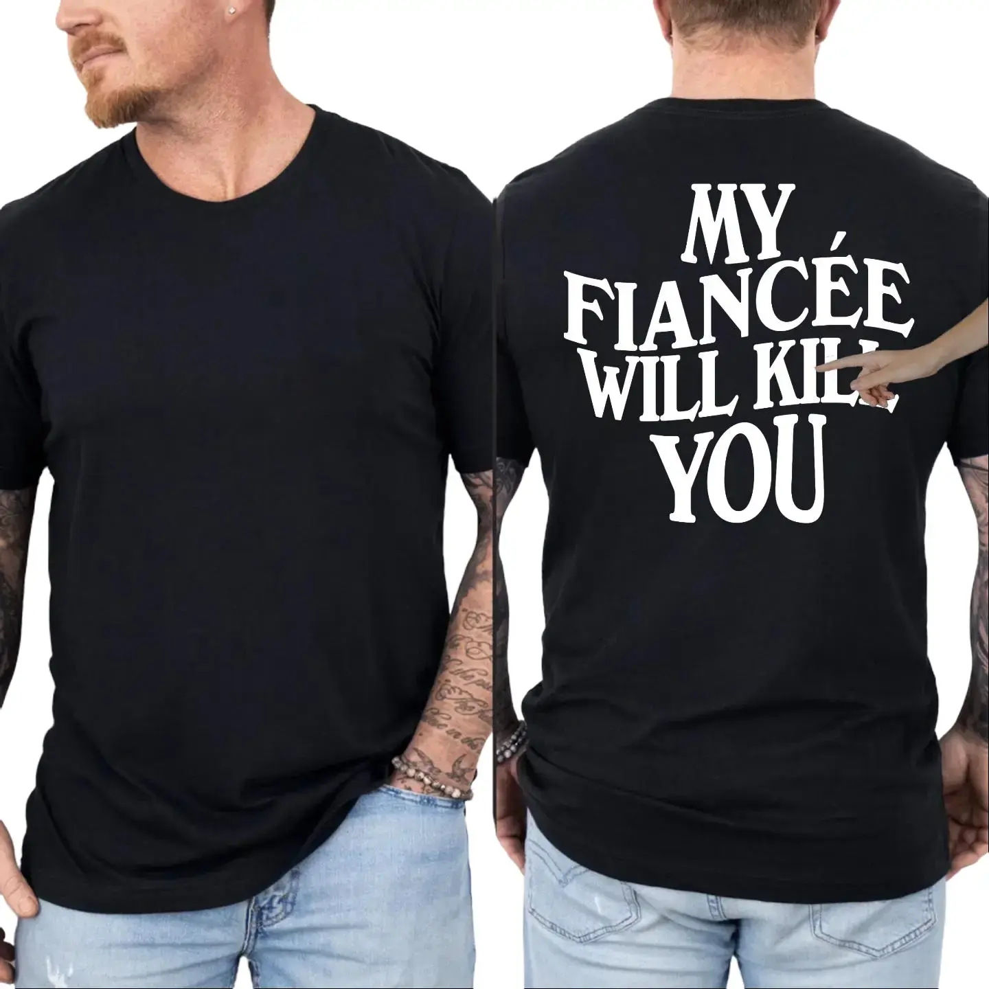 My Fiancee Will Kll You Tshirt T Shirt, Future Husband Shirt, Valentine's Day Gift Sweatshirt, Gift For Him, Engagement Hoodie, Unisex Sweater Pullover Tee