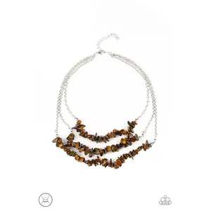 Paparazzi Accessories ✽ Eco Goddess - Brown Necklace✽Flat Rate Ship $4.50✽