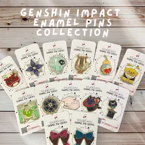 Genshin Impact Enamel Pin Collection