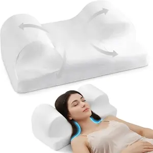 Beauty Pillow - Anti Wrinkle & Anti Aging Back Sleeping Pillow - Wrinkle Prevention Pillow to Sleep on Back - Beauty Sleep Pillow to Keep Head Straight (Standard)