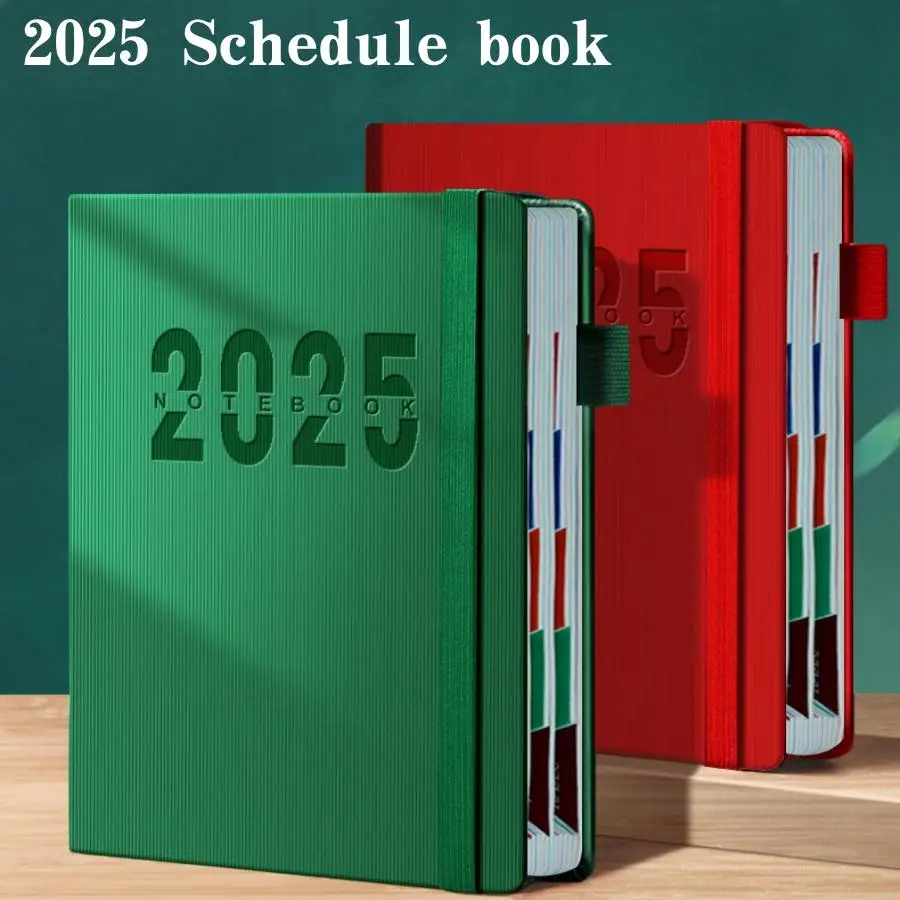2025 Planner Notebook, 1 Count Daily Planner To Do List Notebook, Time Management Notebook for Indoor & Outdoor, Valentine's Day Gift