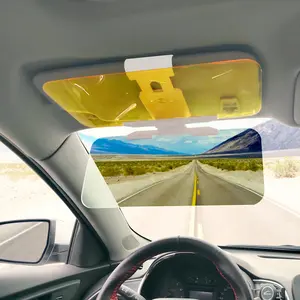 2 in 1 Day and Night Anti-Glare Visor, UV Protection and High Beam Protection,Adjustable HD Car Sun Visor, Durable ABS Material Sun Shade for Most Car Models,Summer Shutter, Car Accessories,Musthaves Gadgets