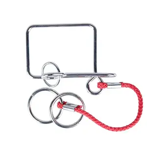 Classic Intelligence Metal Wire Rope Puzzle Brain Teasers Game for Adults Kids