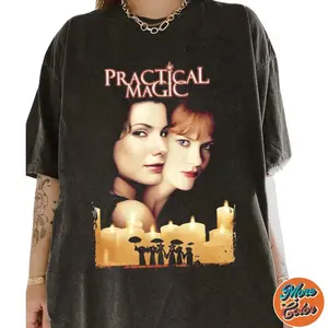 Practical Magic Era Shirt Classic Movie Girl Look Shirts, Cotton Unisex T-shirt, Crew Neck, Size S- 3XL, Menswear Top, Womenswear Top Underwear Streetwear