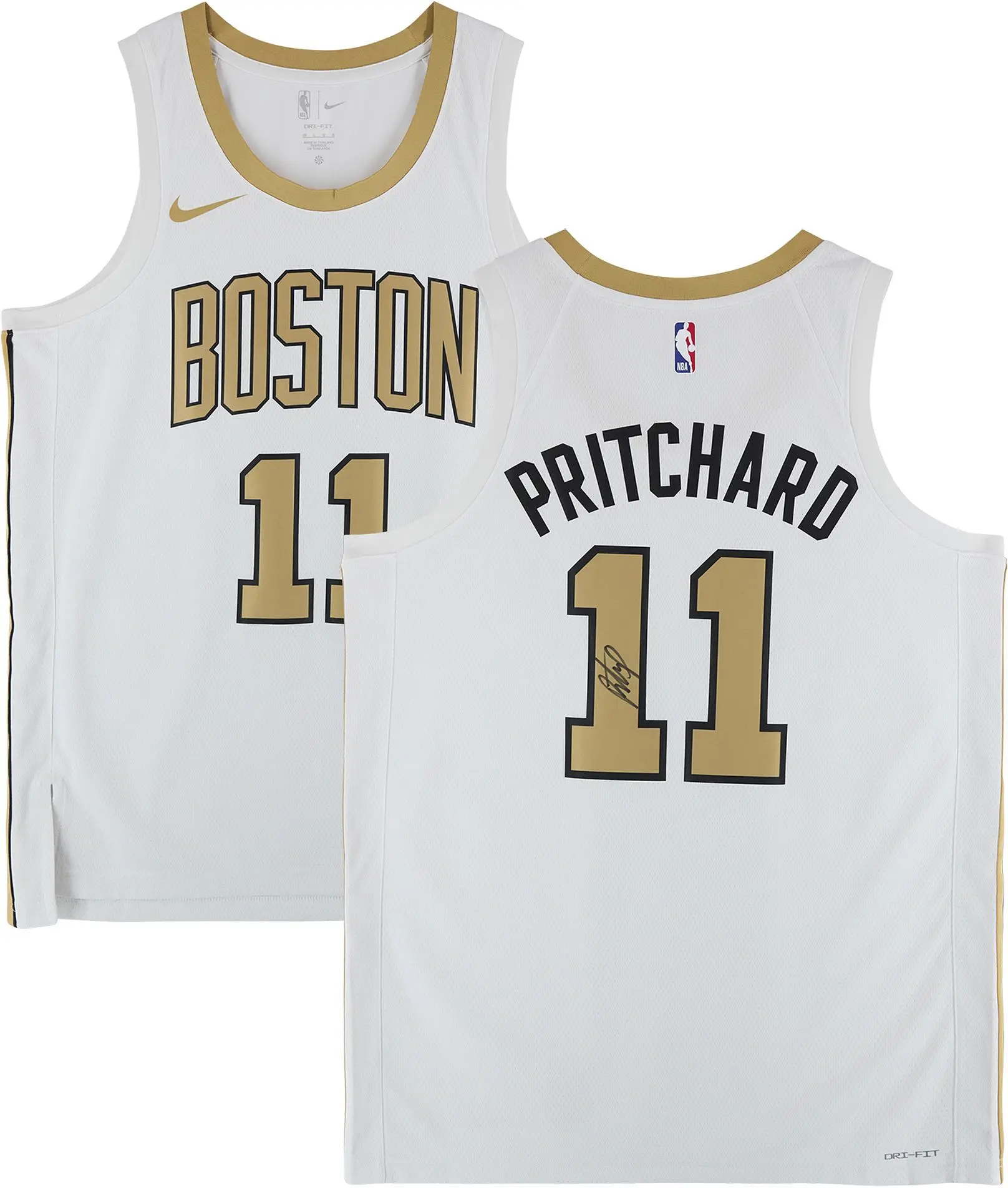 Payton Pritchard Boston Celtics Autographed Nike 2025-26 White City Edition Swingman Jersey - Fanatics Authentic Certified