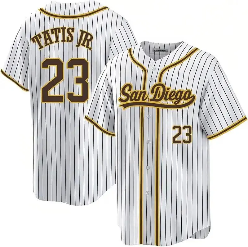 Custom Mens/Youth San Diego Seattle Baseball Stitched T-Shirt for Sports Fan Parent-Child Clothing