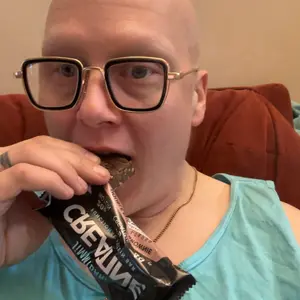 JiMMYBAR! Creatine Protein Variety Pack 24 Count Box 20g Protein 5g Creatine Chocolate Peanut Butter & Double Fudge Brownie Natural Snack