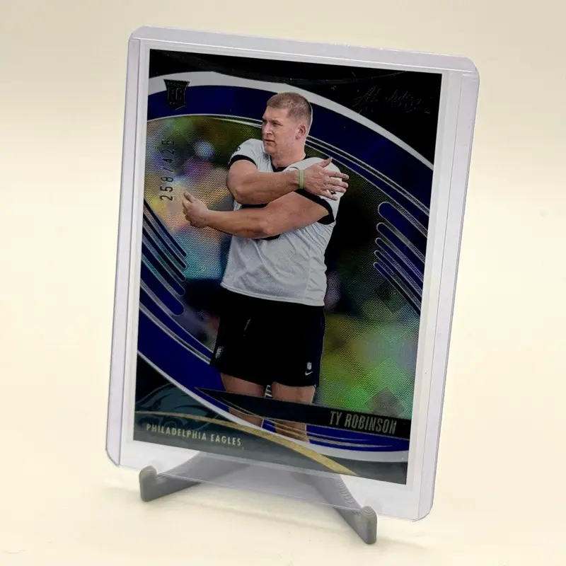Ty Robinson RC Rookie Card, 258/425 Limited Edition, Philadelphia Eagles, Panini Absolute Football Trading Card