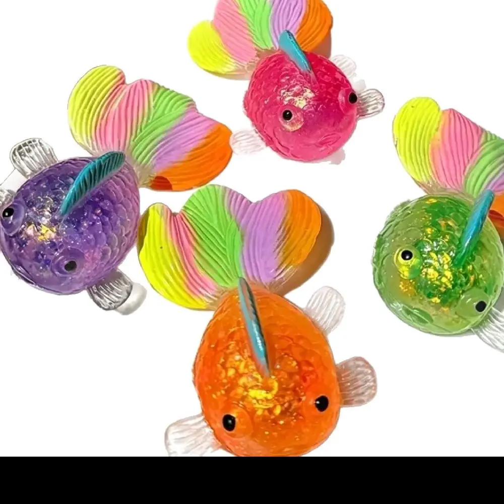 Goldfish Squishy Stress-Relief Toy, Soft Fidget Toy for Anxiety Relief (for Kids, Teens)
