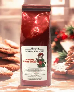 COWBOY CHRISTMAS Hazelnut & Cinnamon Spice, Whole Bean