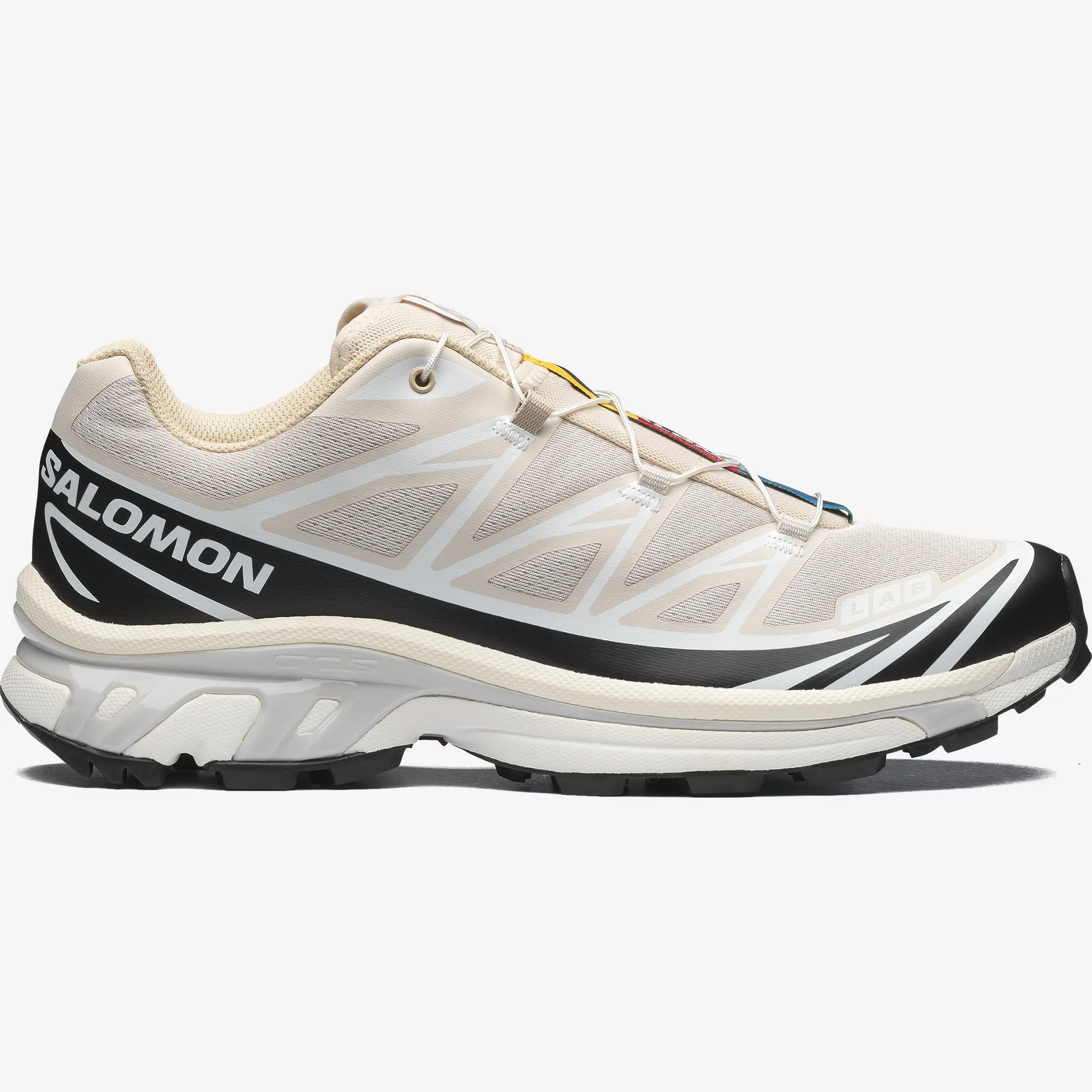Salomon XT-6 Rainy Day Black White Men's / Women's Daily Casual Fashion Footwear Sneakers Walking Trail Hiking Shoes Gym Training Athletic Comfort