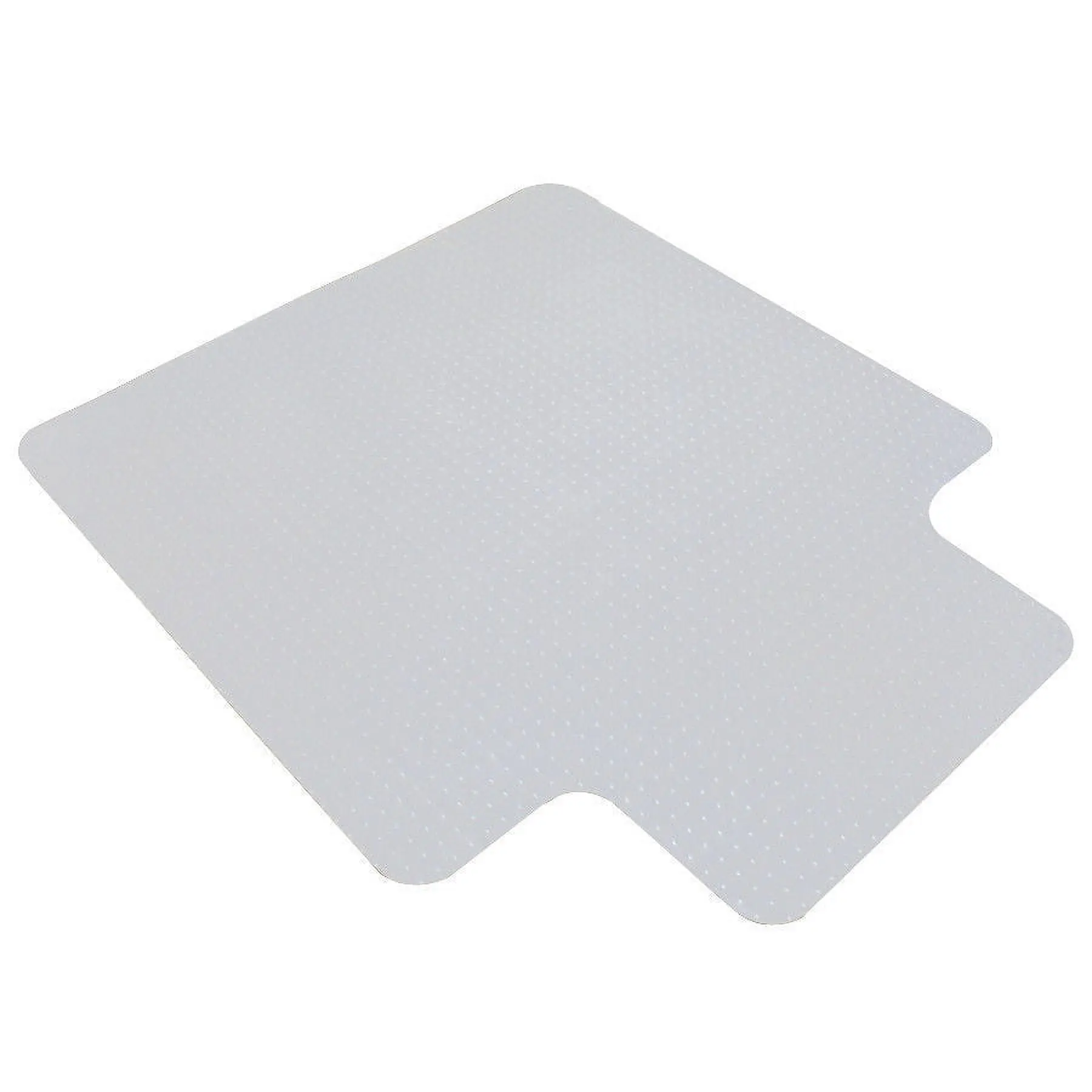 Segawe PVC Rectangular Chair Mat - 48x36" Studded Grip Back Desk Mat with Lip, Protective Floor Protection for Low Pile Rugs, Office/Home Use